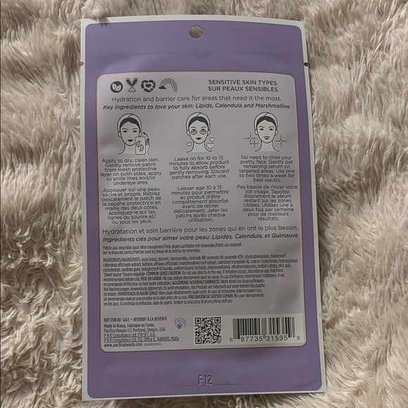 Pacifica Vegan Ceramide Hydration Fill Jelly Patches - Purple - Picture 2 of 2